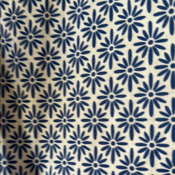 Talbots Blue Patterned Sleeveless Top - Picture 6 of 8